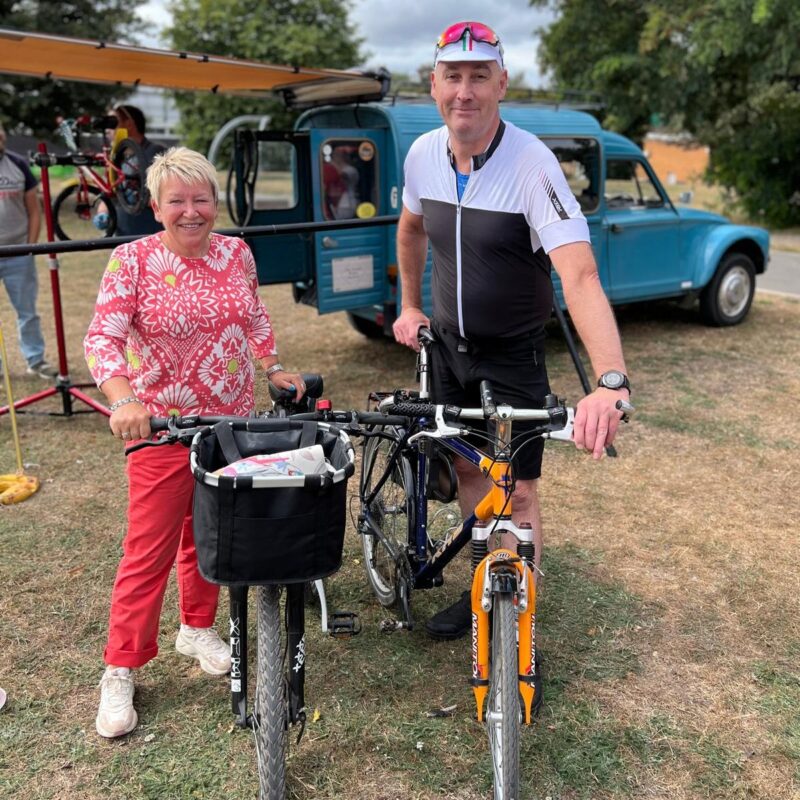 Rachel and James at the Big Bicycle Bash