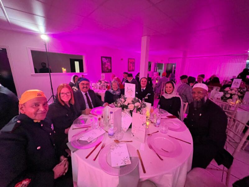 Rachel at the BVS Gurdwara new year celebrations