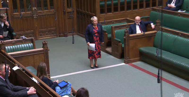 Rachel Taylor MP tabling her bill to tackle organise freight crime