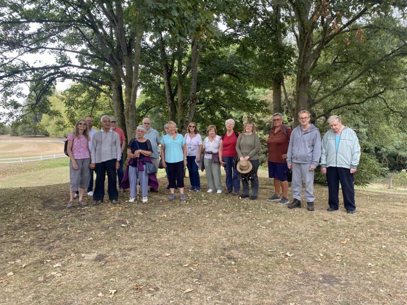 Rachel at the Ramblers Wellbeing Walk at Miner