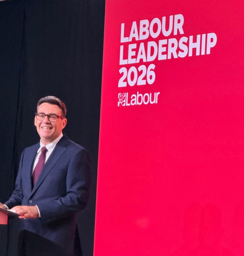 Andy Burnham being confirmed as Leader of the Labour Party