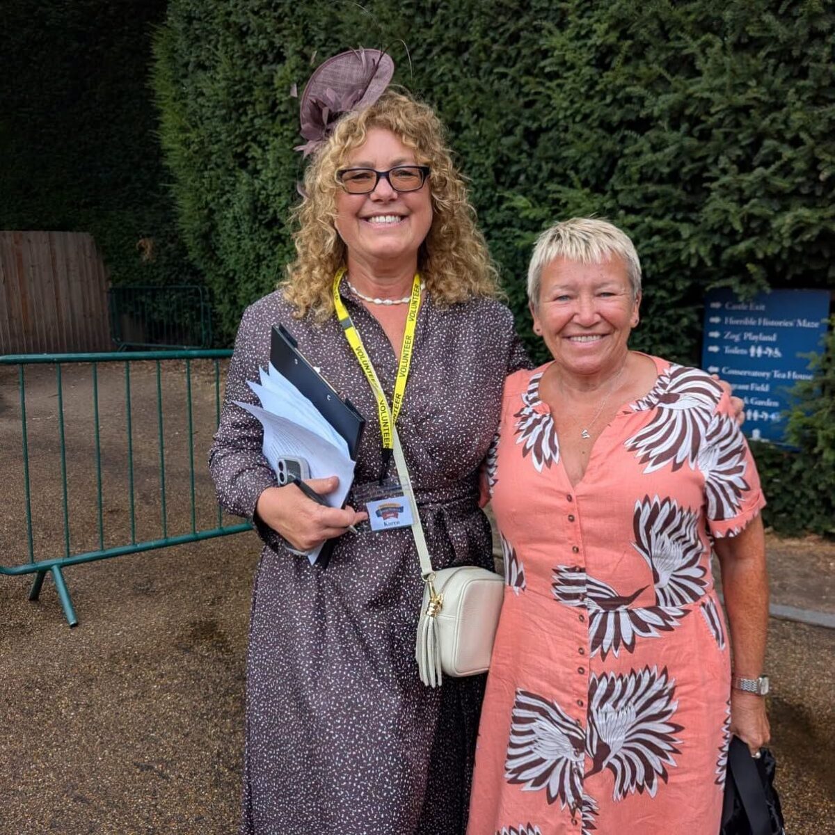 Rachel with outgoing High Sheriff of Warwickshire Karen Lynch