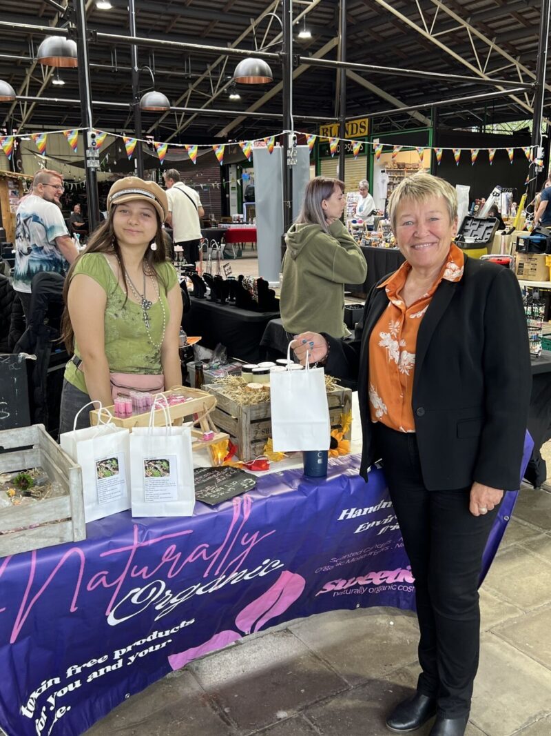 Rachel at Bedworth Teen Market