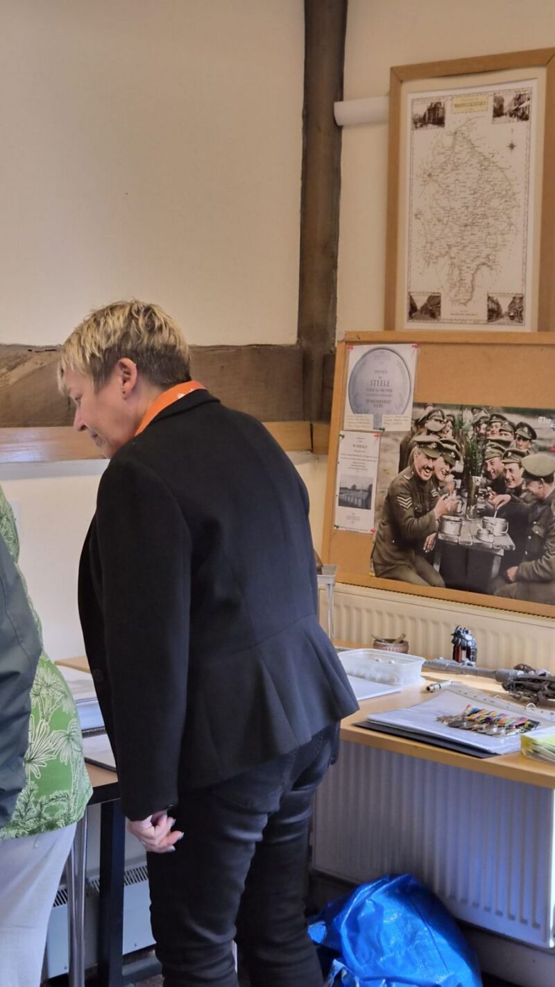 Rachel at the Polesworth History Project