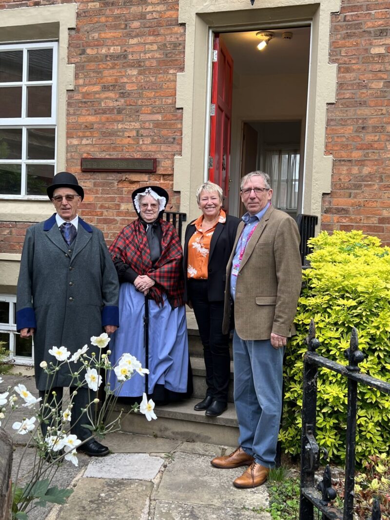 Rachel at the Bedworth Almshouses Open Day